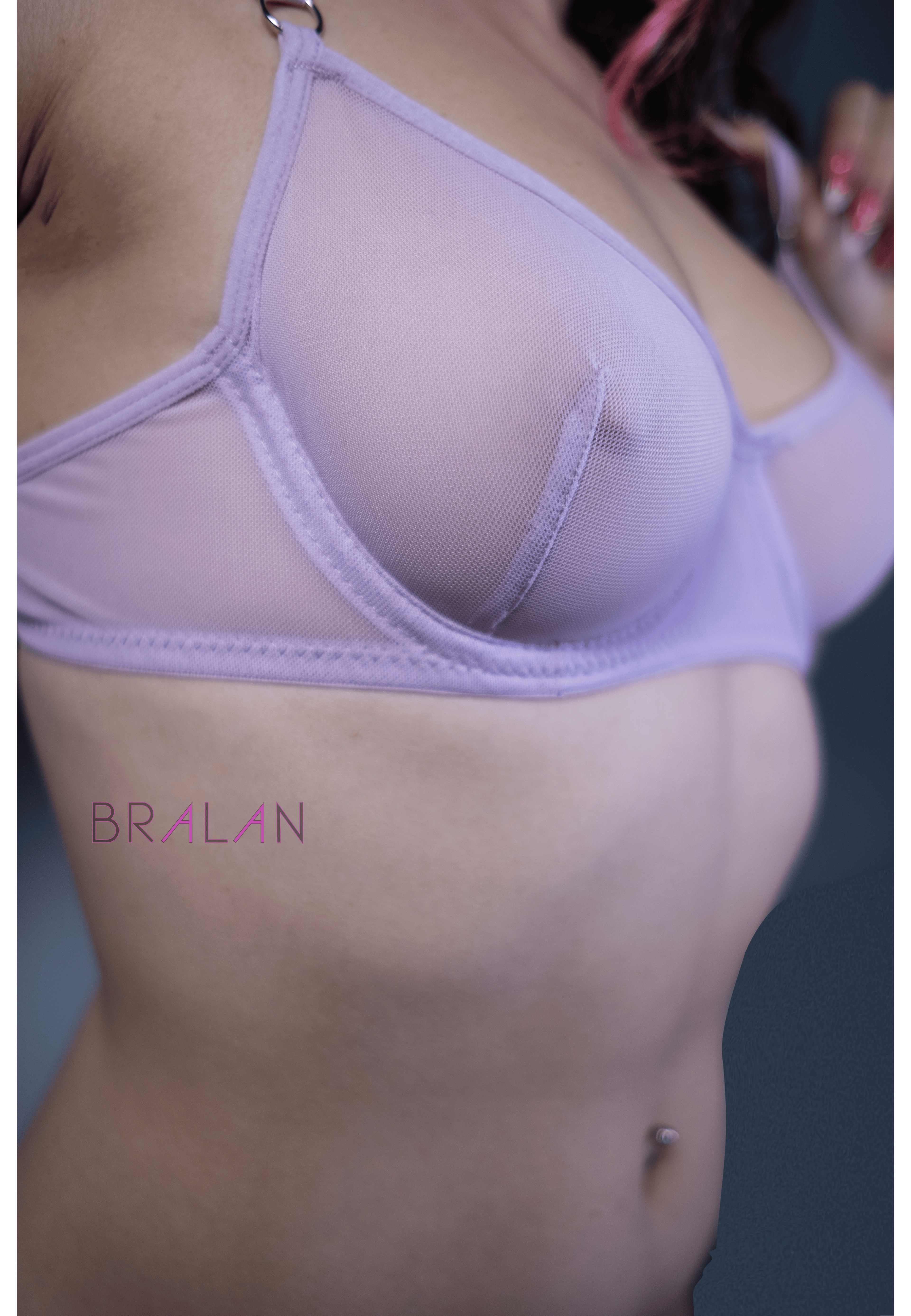 Comfort Lilac Mesh Lingerie Set – Light & Elegant