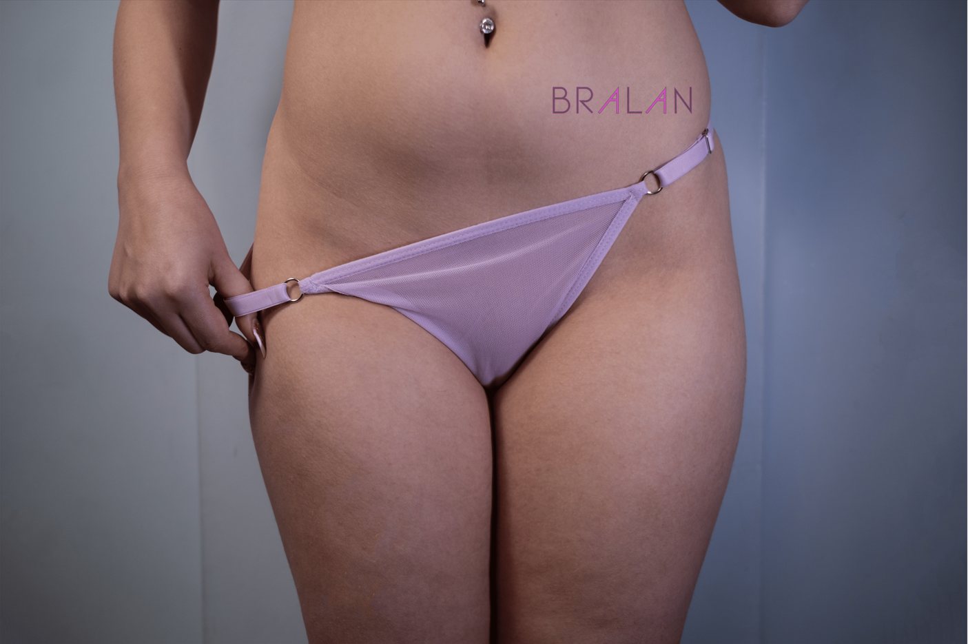 Comfort Lilac Mesh Lingerie Set – Light & Elegant